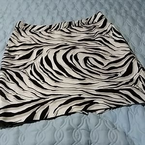 Loft Mini Skirt Tribal Print